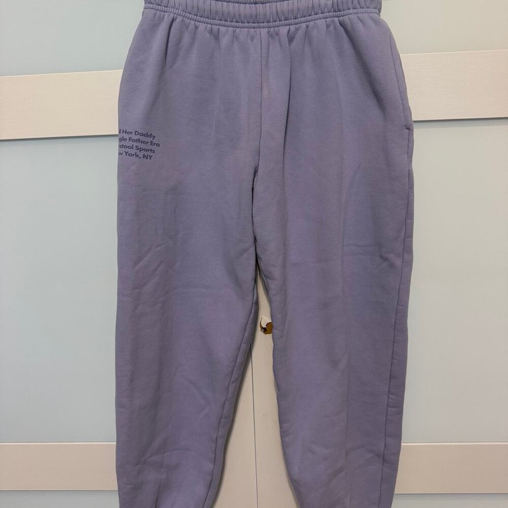 Barstool Sports Call Her Daddy Single Father Era Purple Sweatpants Small